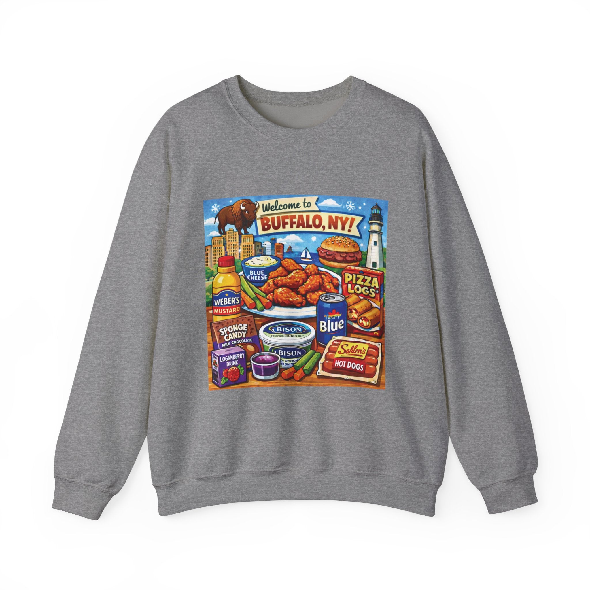 Buffalo Food Icons - Crewneck