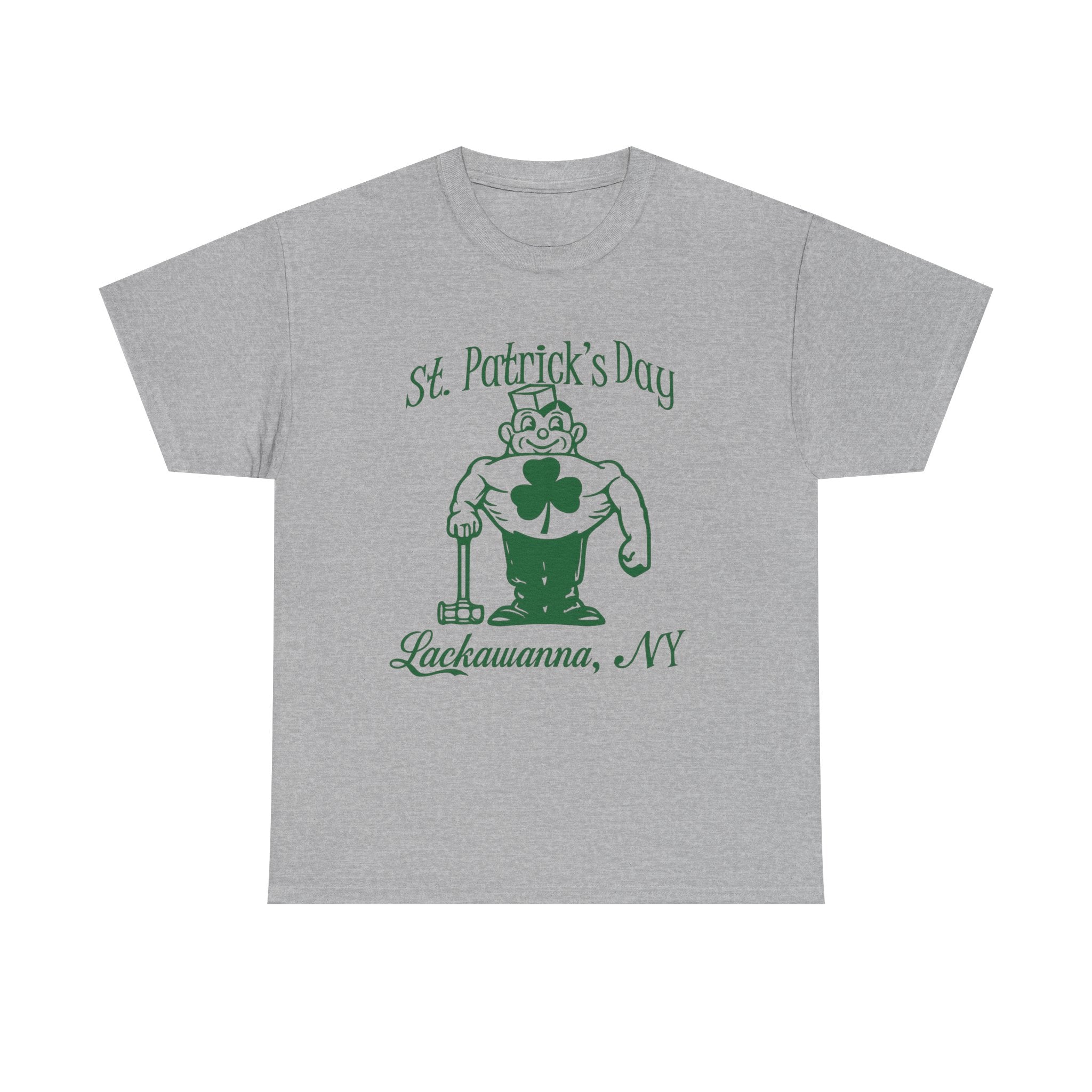 Lackawanna, NY St. Patrick's Day - Green Font T-Shirt