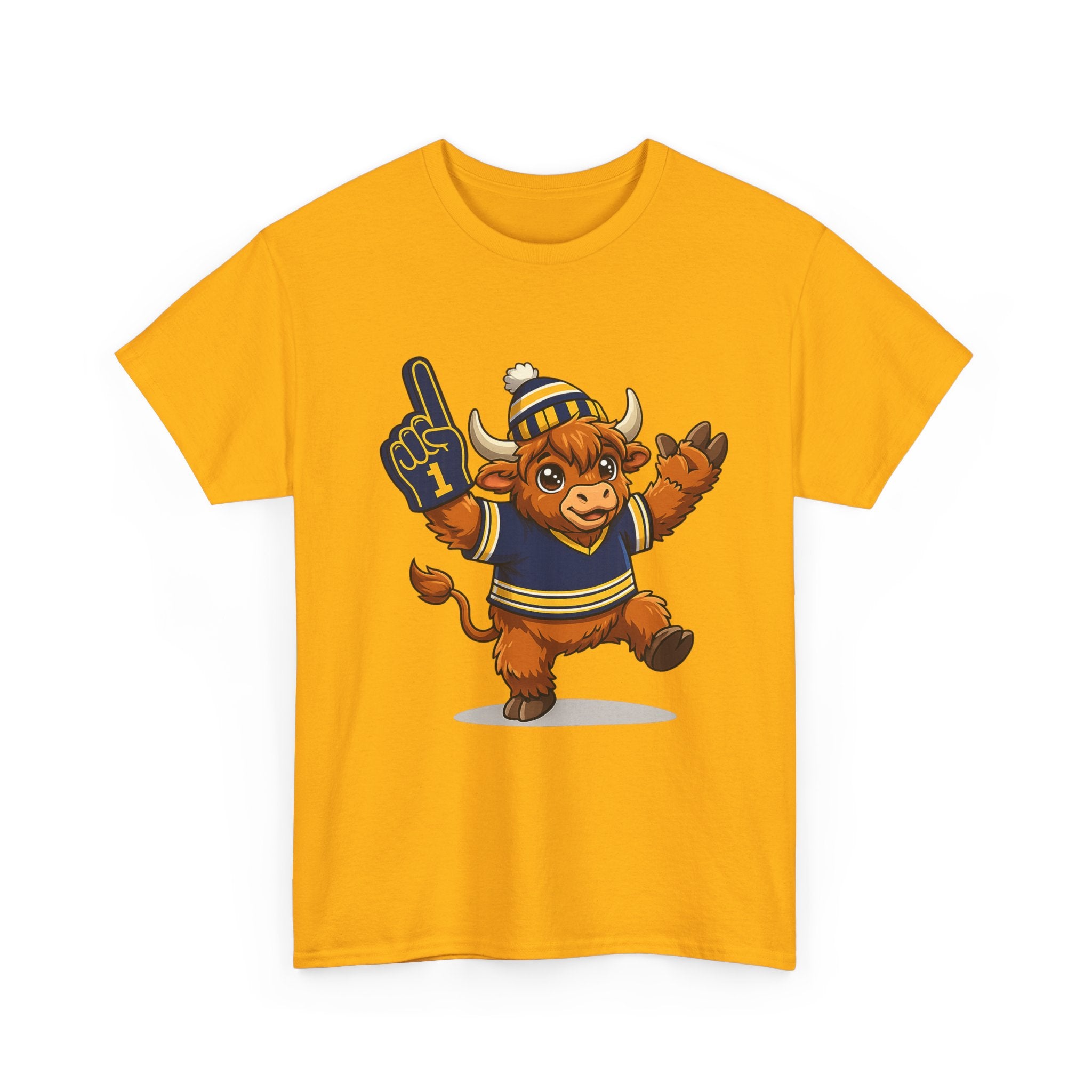 Buffalo Hockey Highland Cow - T-Shirt
