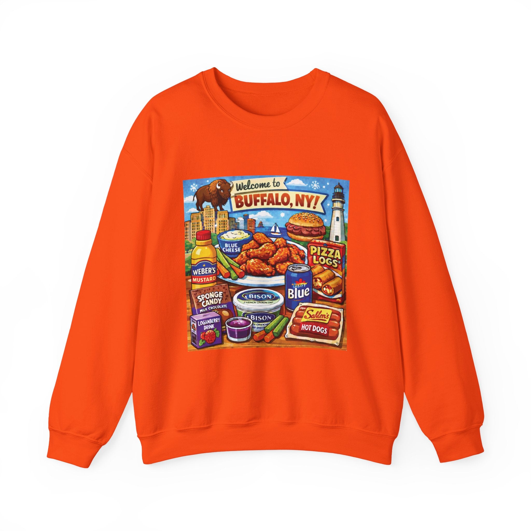 Buffalo Food Icons - Crewneck