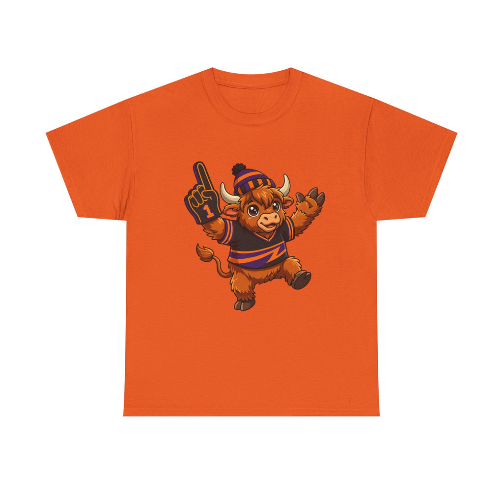 Buffalo Lacrosse Highland Cow T-Shirt