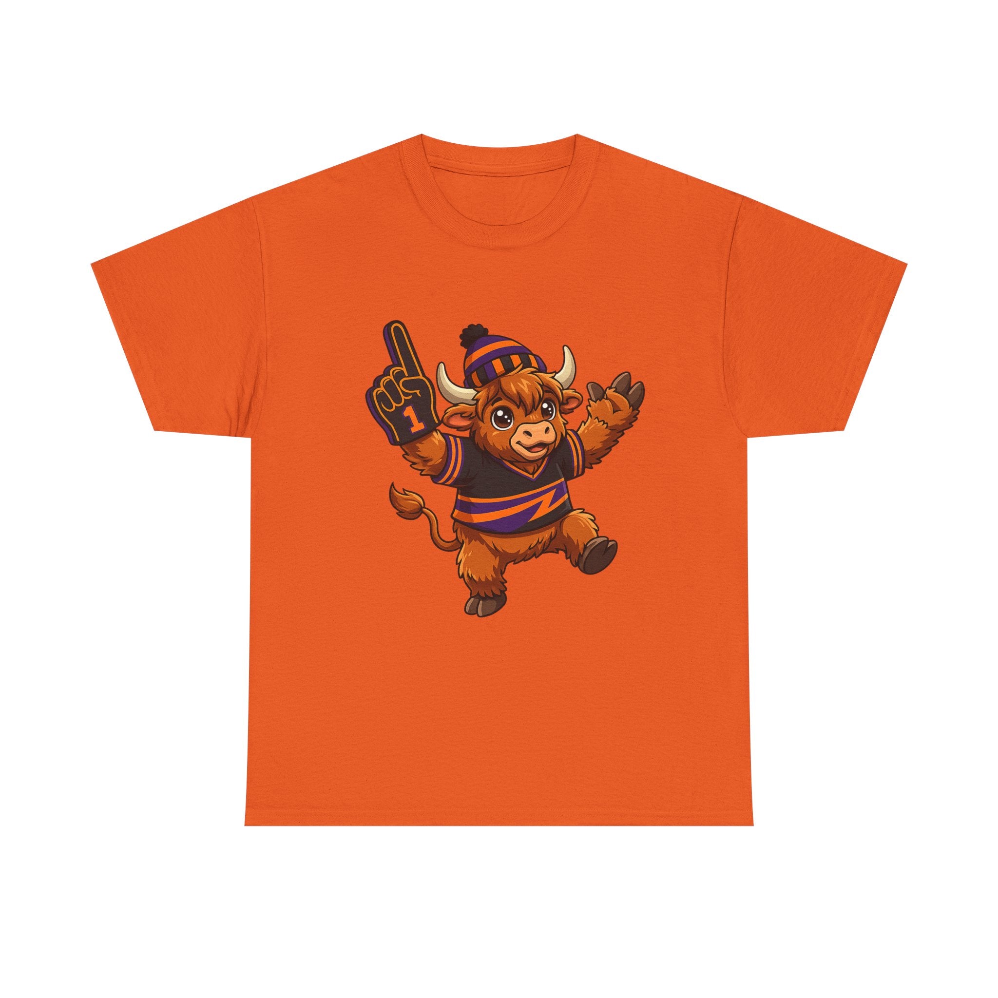 Buffalo Lacrosse Highland Cow T-Shirt