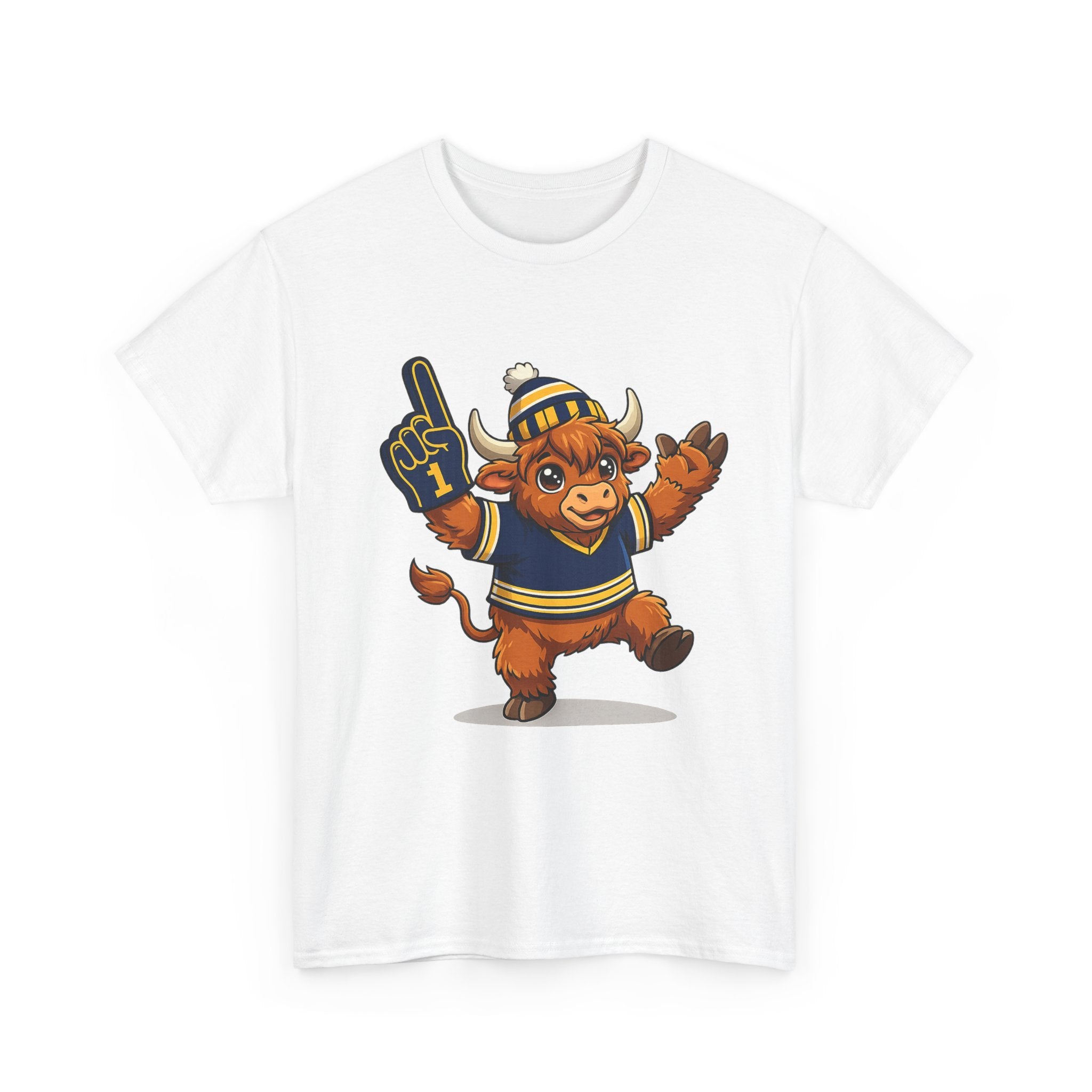 Buffalo Hockey Highland Cow - T-Shirt