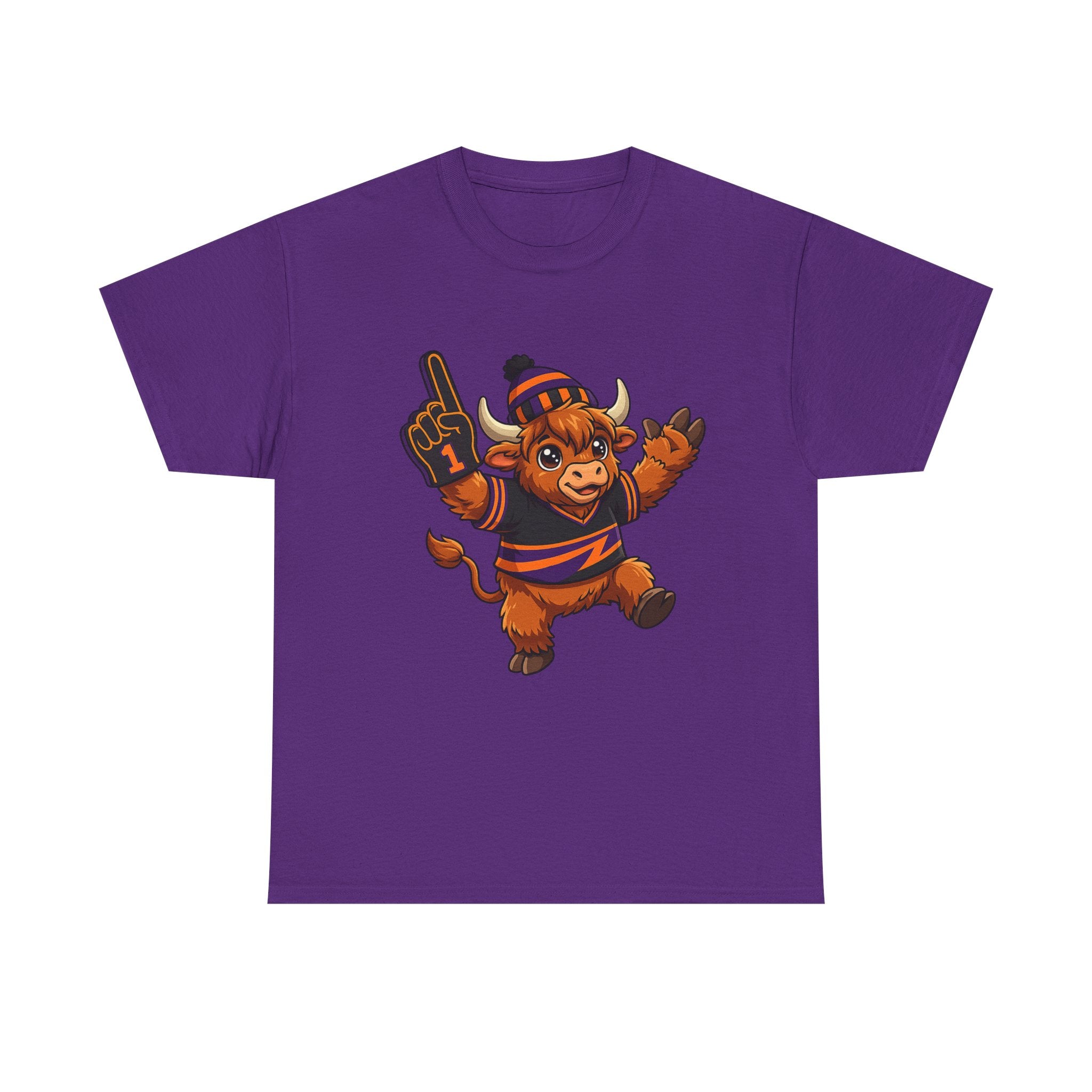 Buffalo Lacrosse Highland Cow T-Shirt