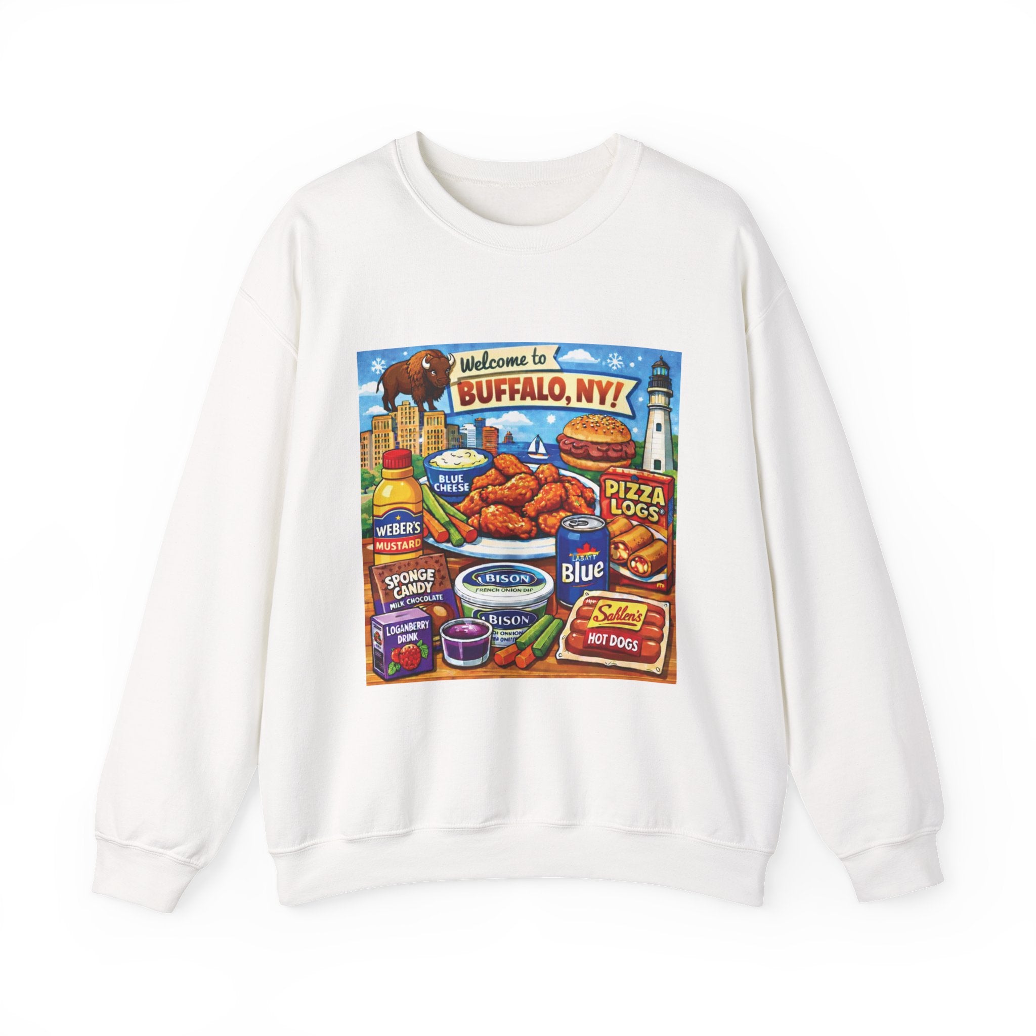 Buffalo Food Icons - Crewneck
