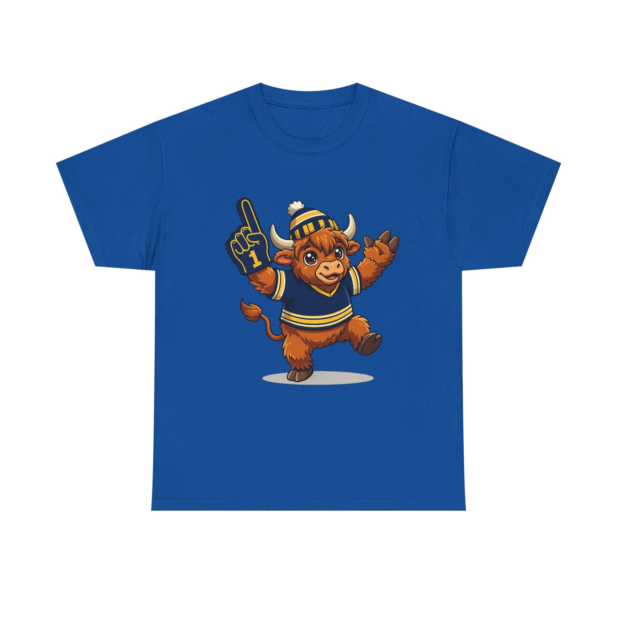 Buffalo Hockey Highland Cow - T-Shirt