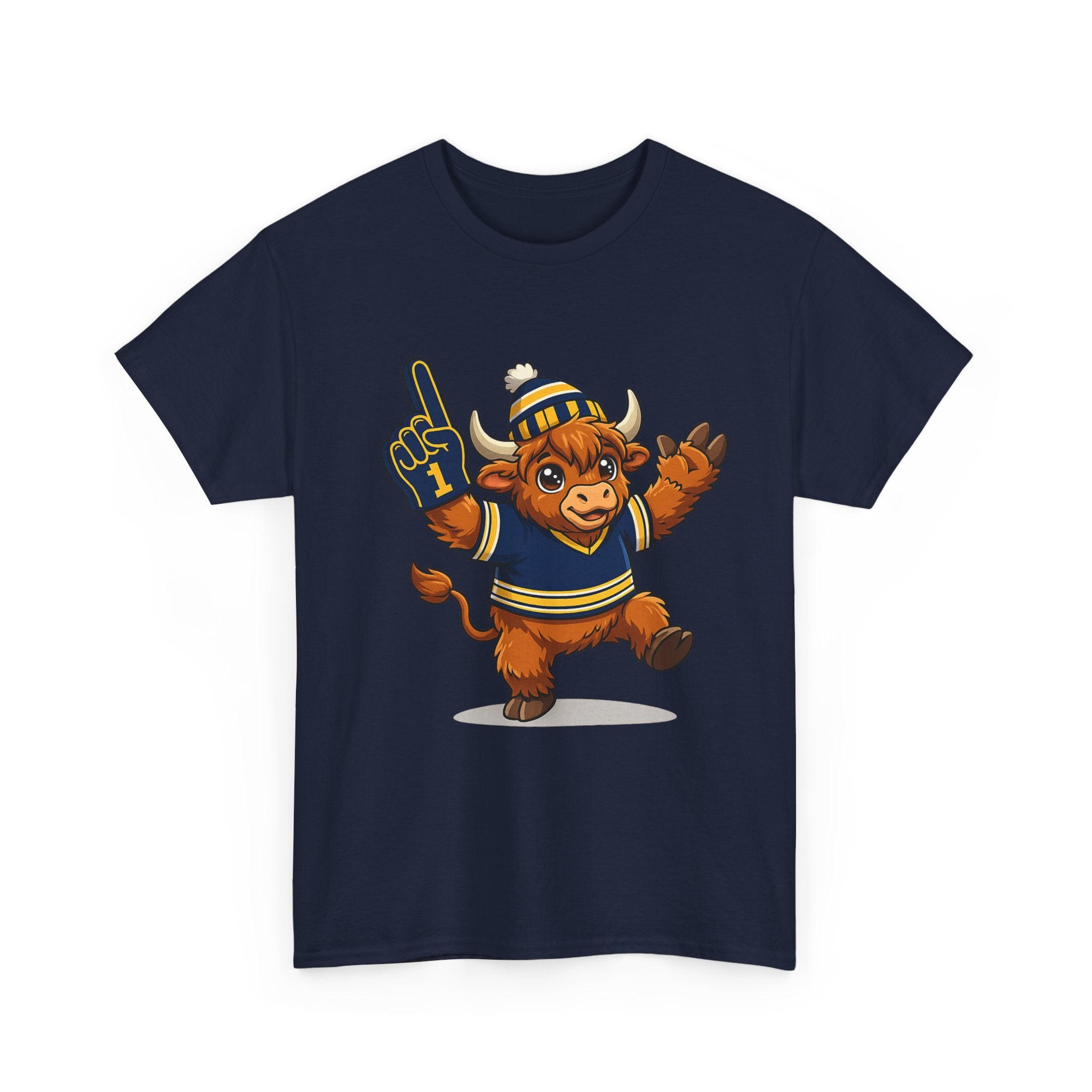 Buffalo Hockey Highland Cow - T-Shirt
