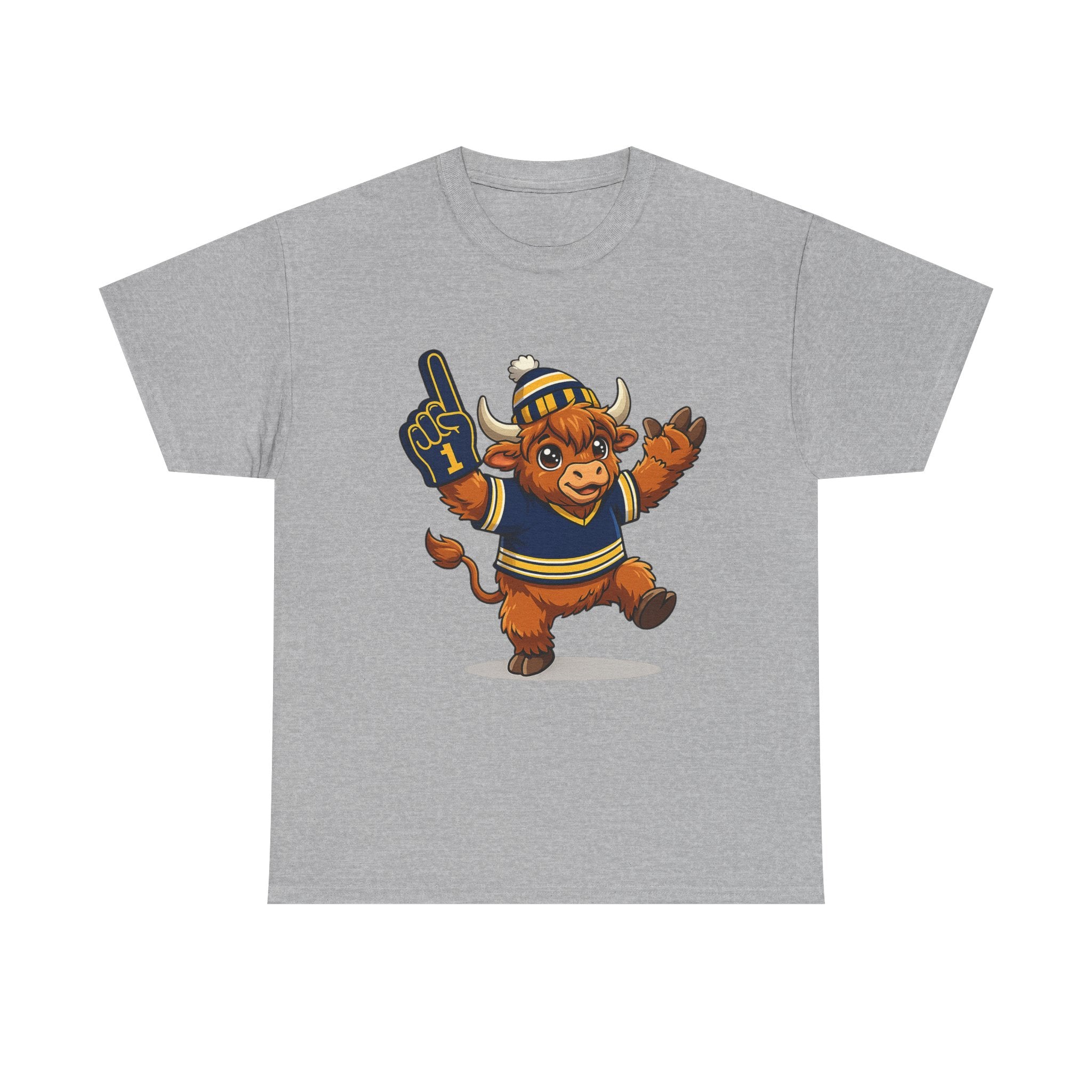 Buffalo Hockey Highland Cow - T-Shirt
