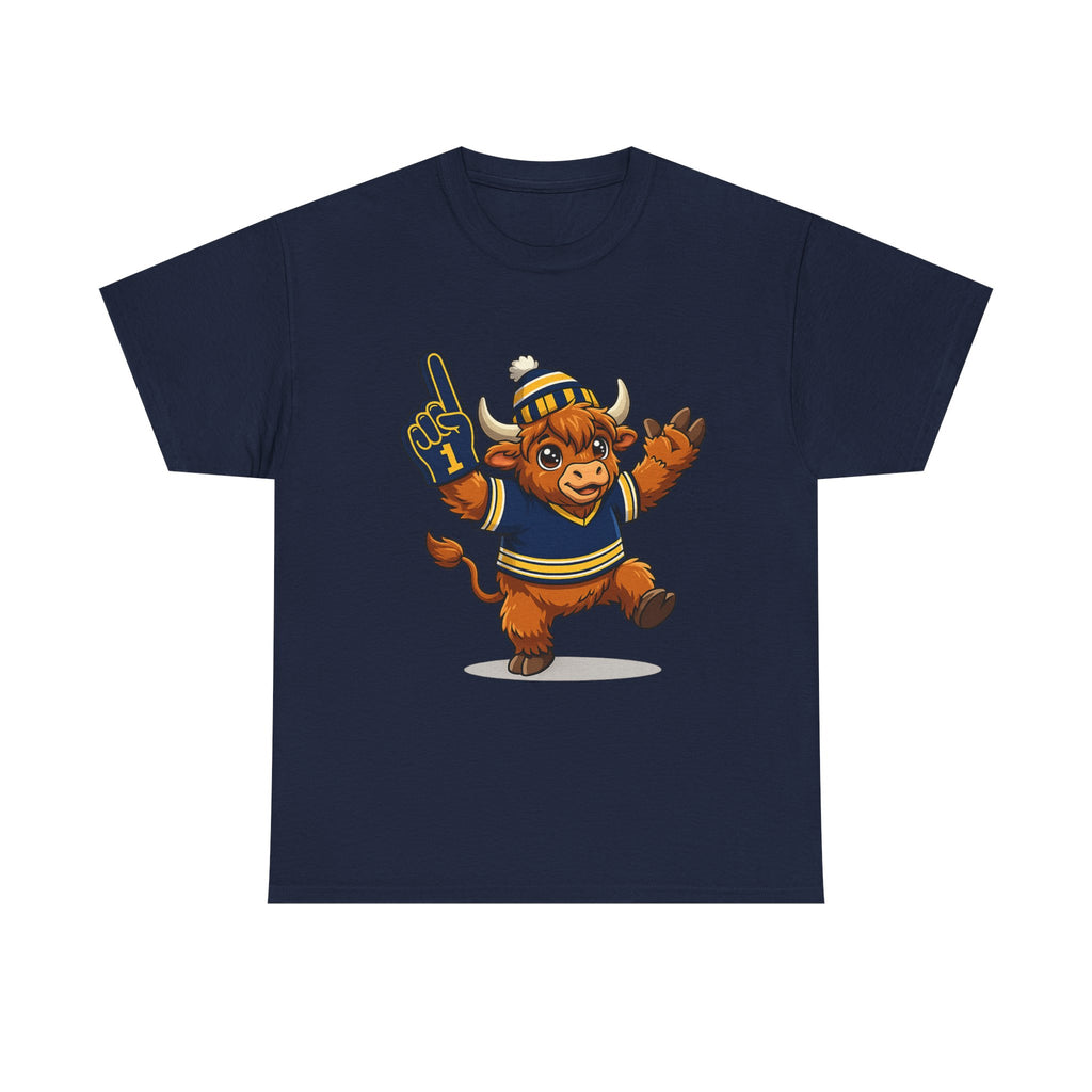 Buffalo Hockey Highland Cow - T-Shirt