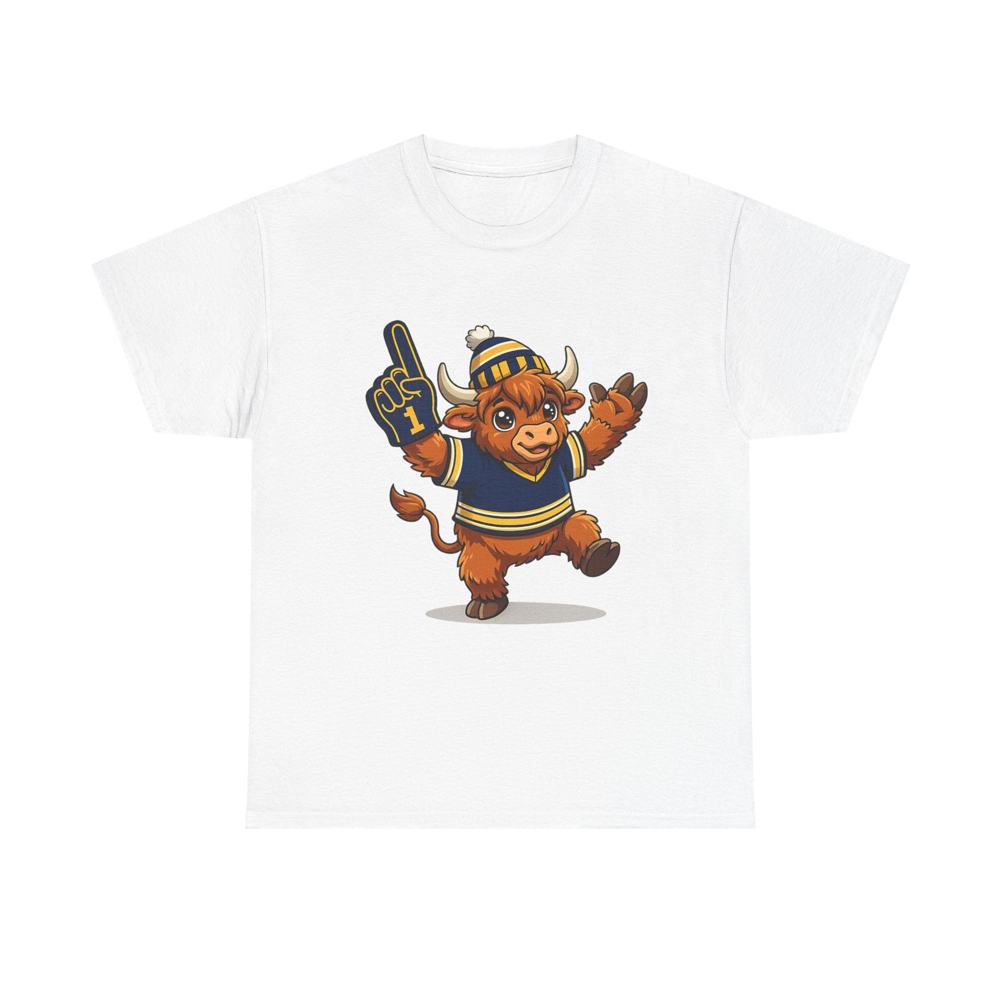Buffalo Hockey Highland Cow - T-Shirt