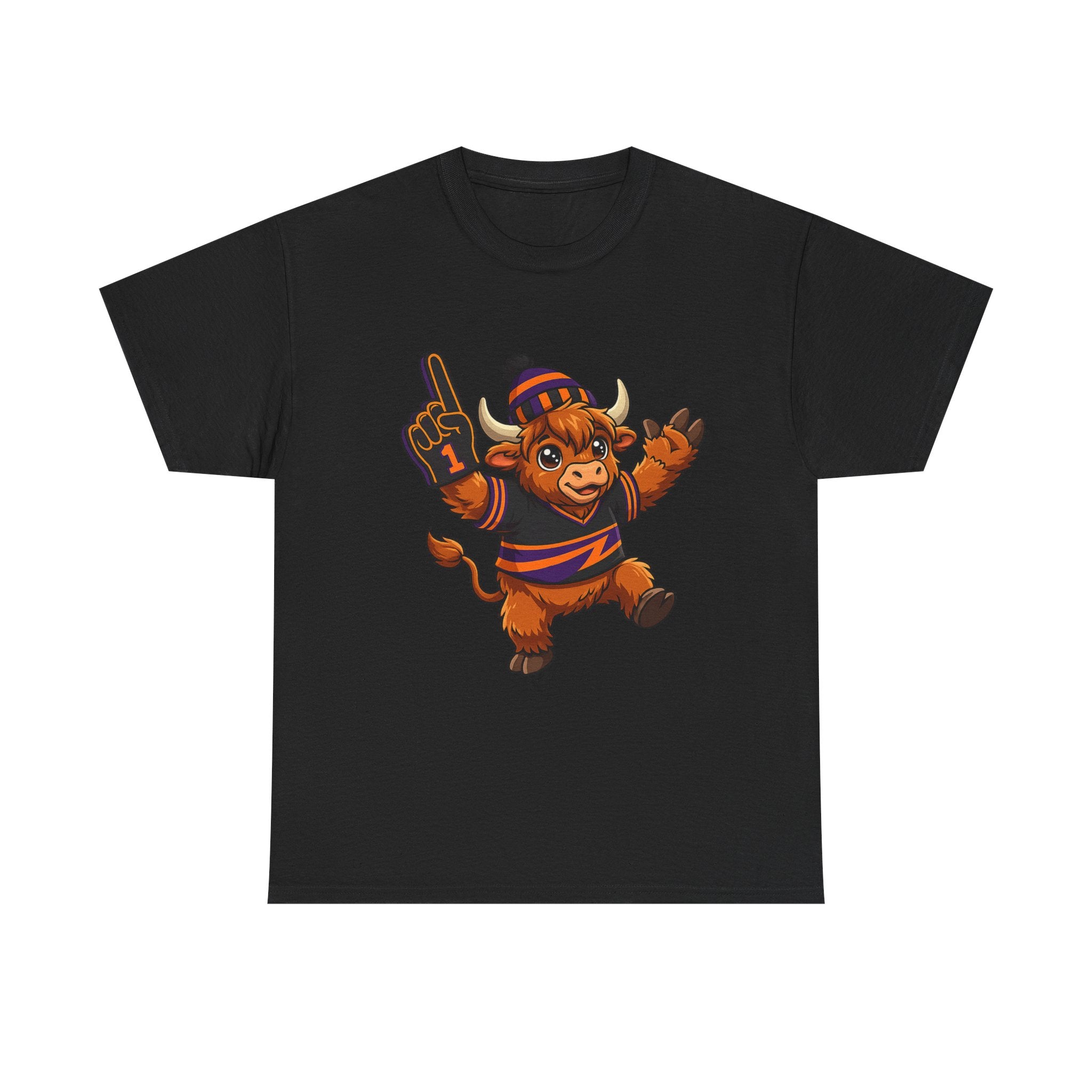 Buffalo Lacrosse Highland Cow T-Shirt
