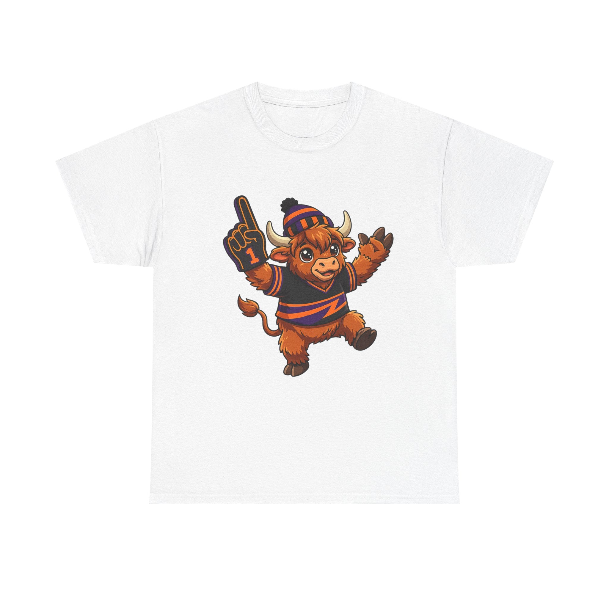 Buffalo Lacrosse Highland Cow T-Shirt