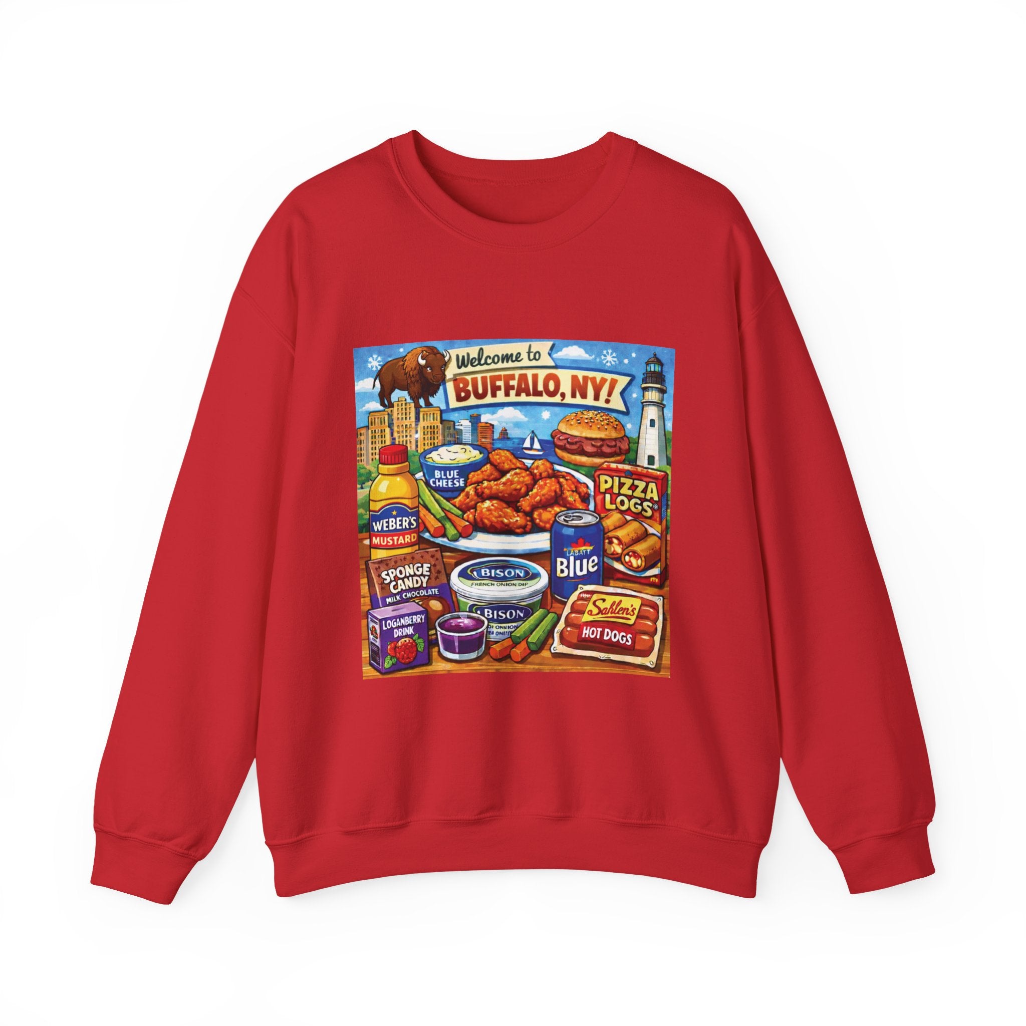 Buffalo Food Icons - Crewneck