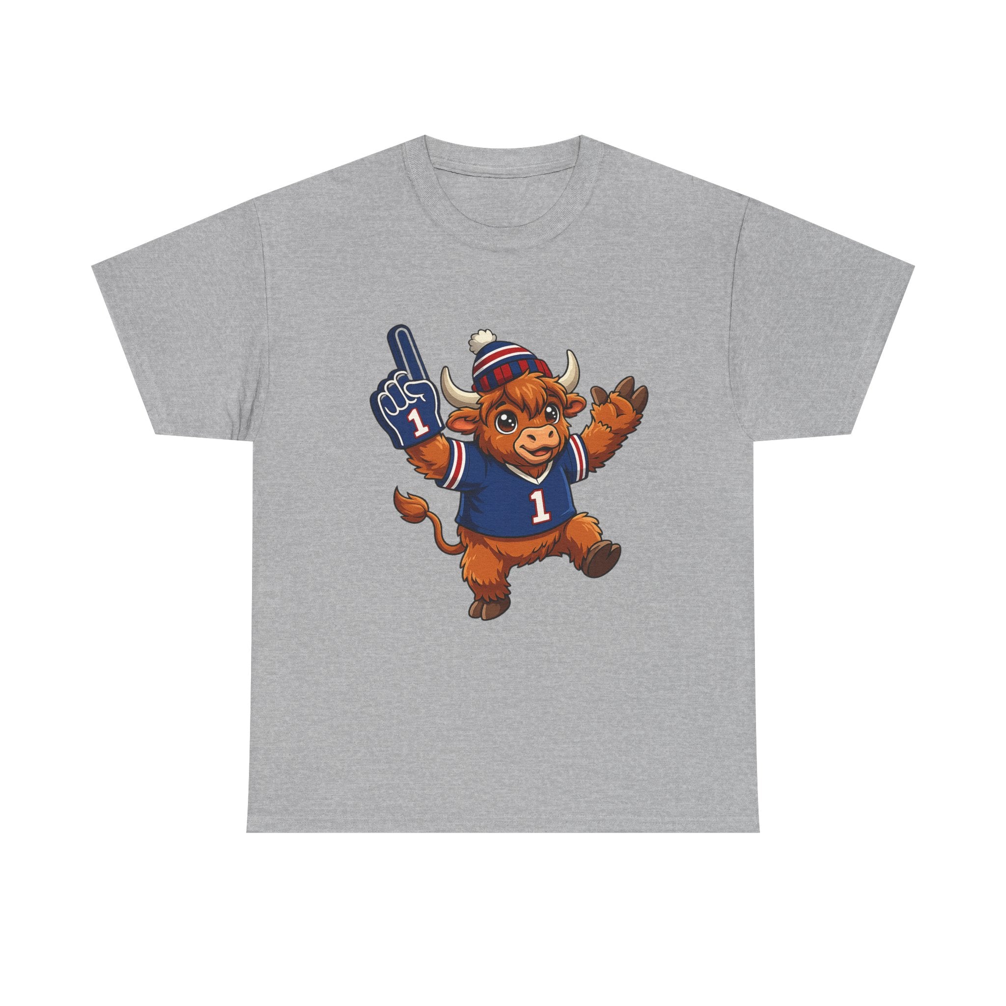 Buffalo Football Highland Cow - T-Shirt
