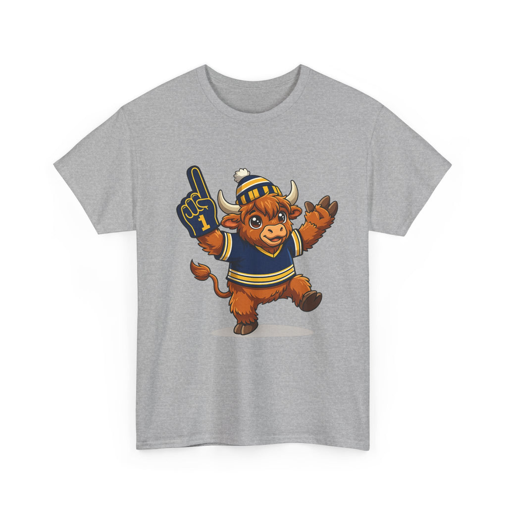 Buffalo Hockey Highland Cow - T-Shirt