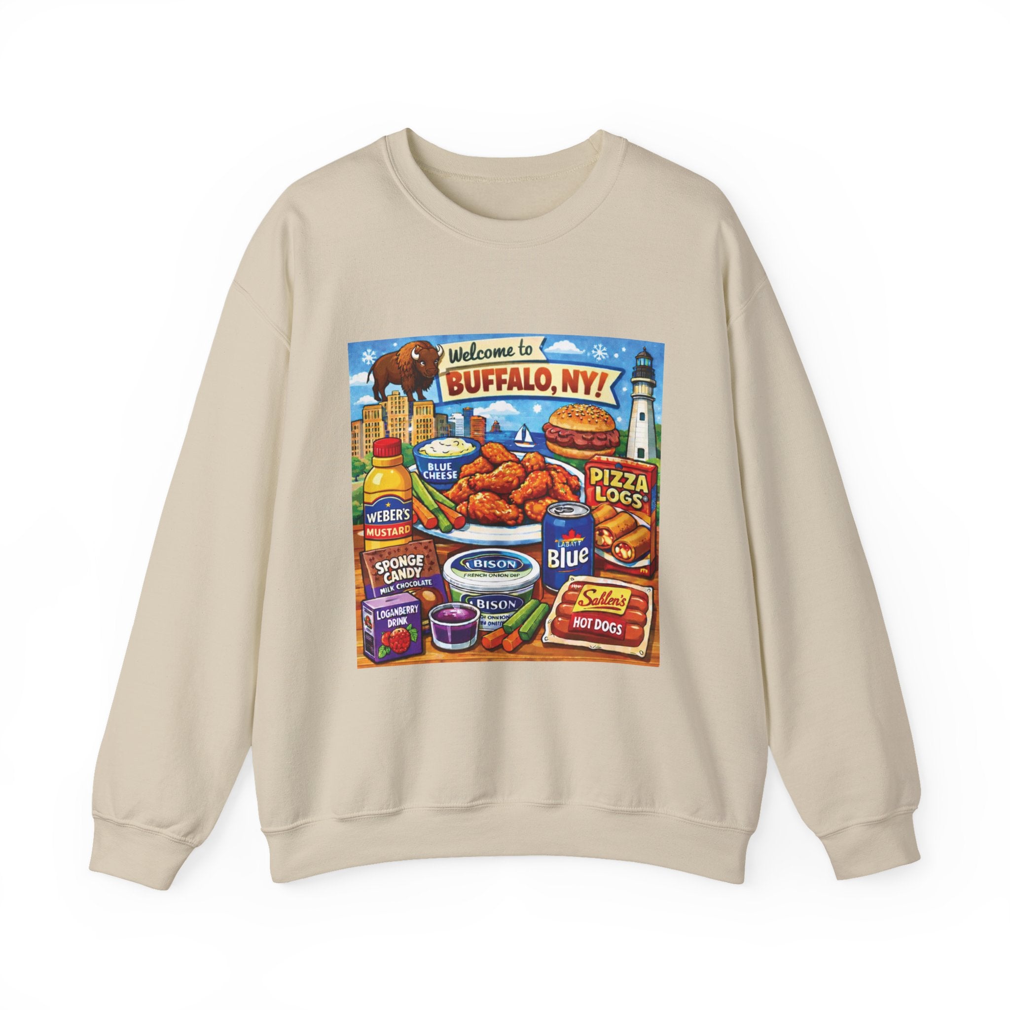 Buffalo Food Icons - Crewneck