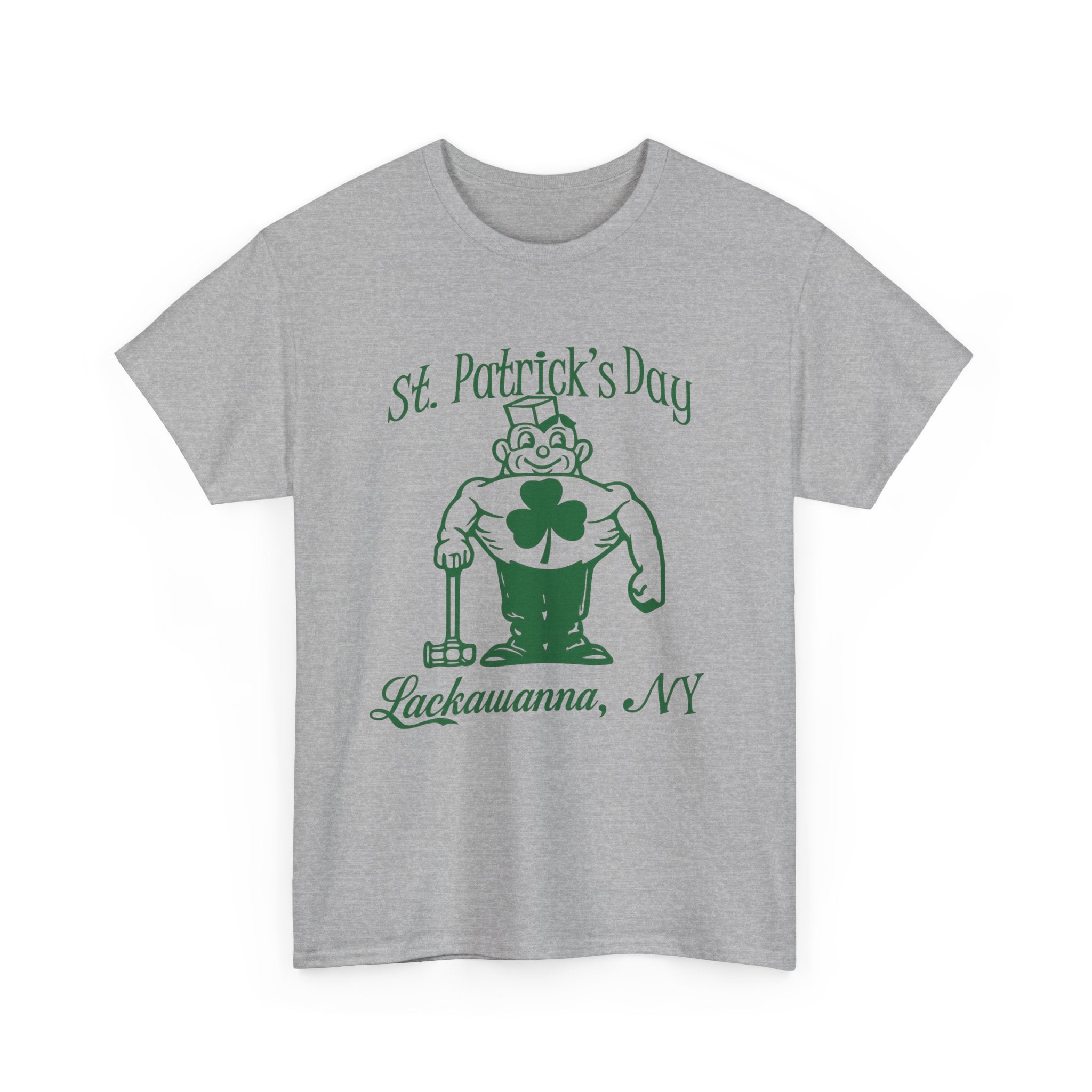 Lackawanna, NY St. Patrick's Day - Green Font T-Shirt