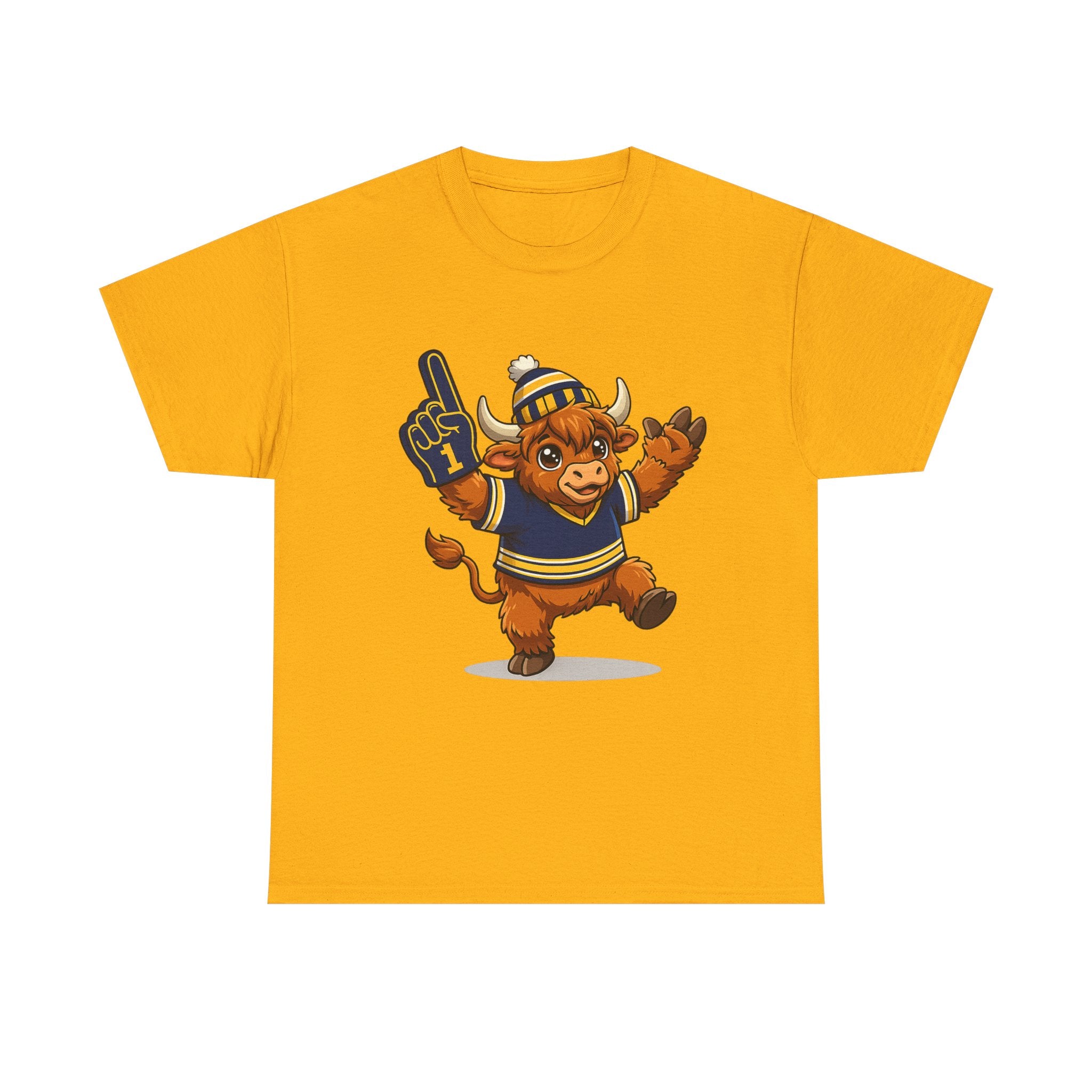 Buffalo Hockey Highland Cow - T-Shirt