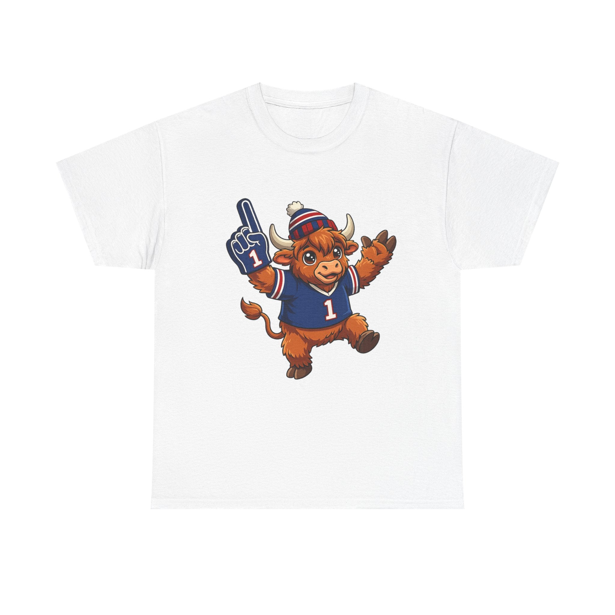 Buffalo Football Highland Cow - T-Shirt