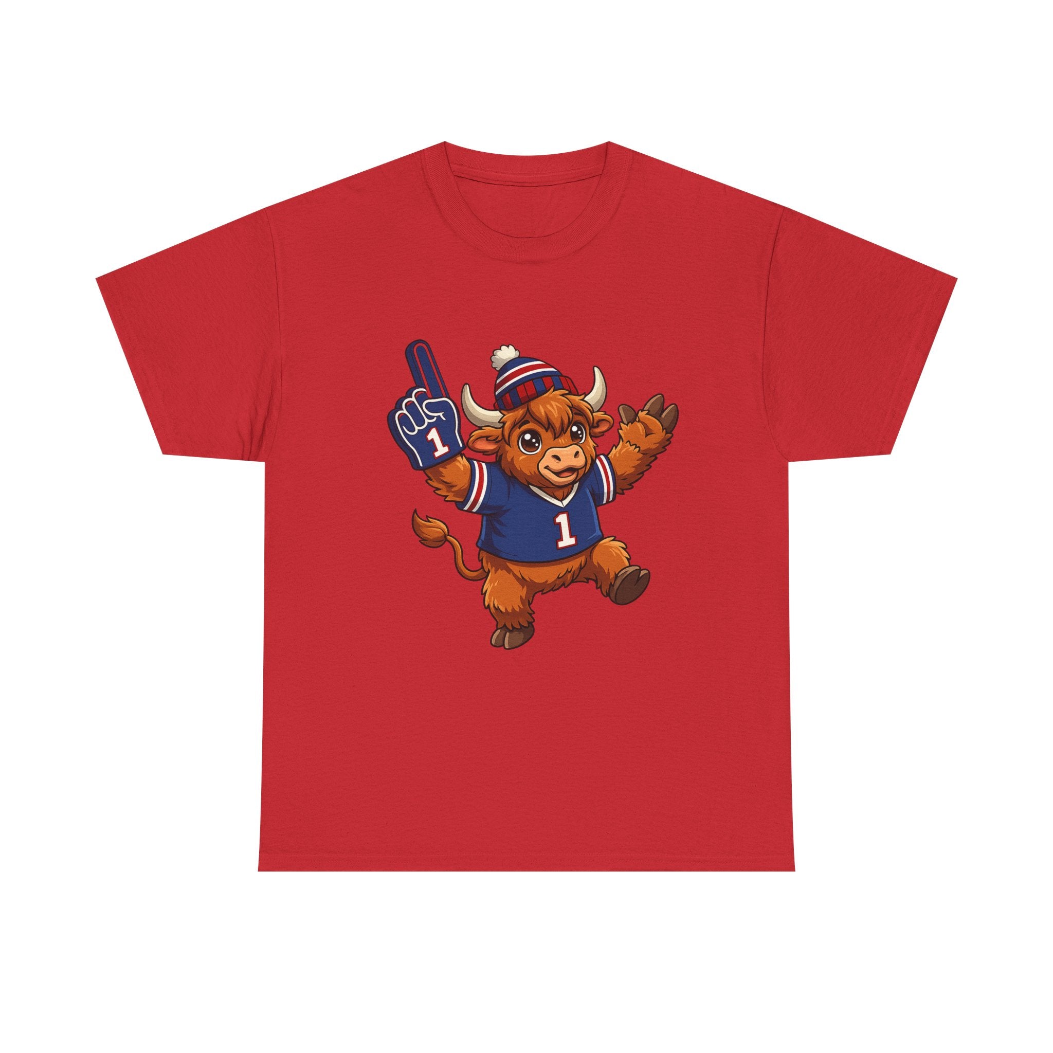Buffalo Football Highland Cow - T-Shirt