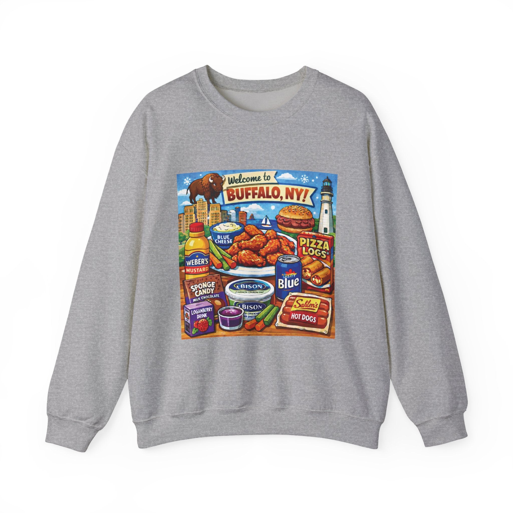 Buffalo Food Icons - Crewneck