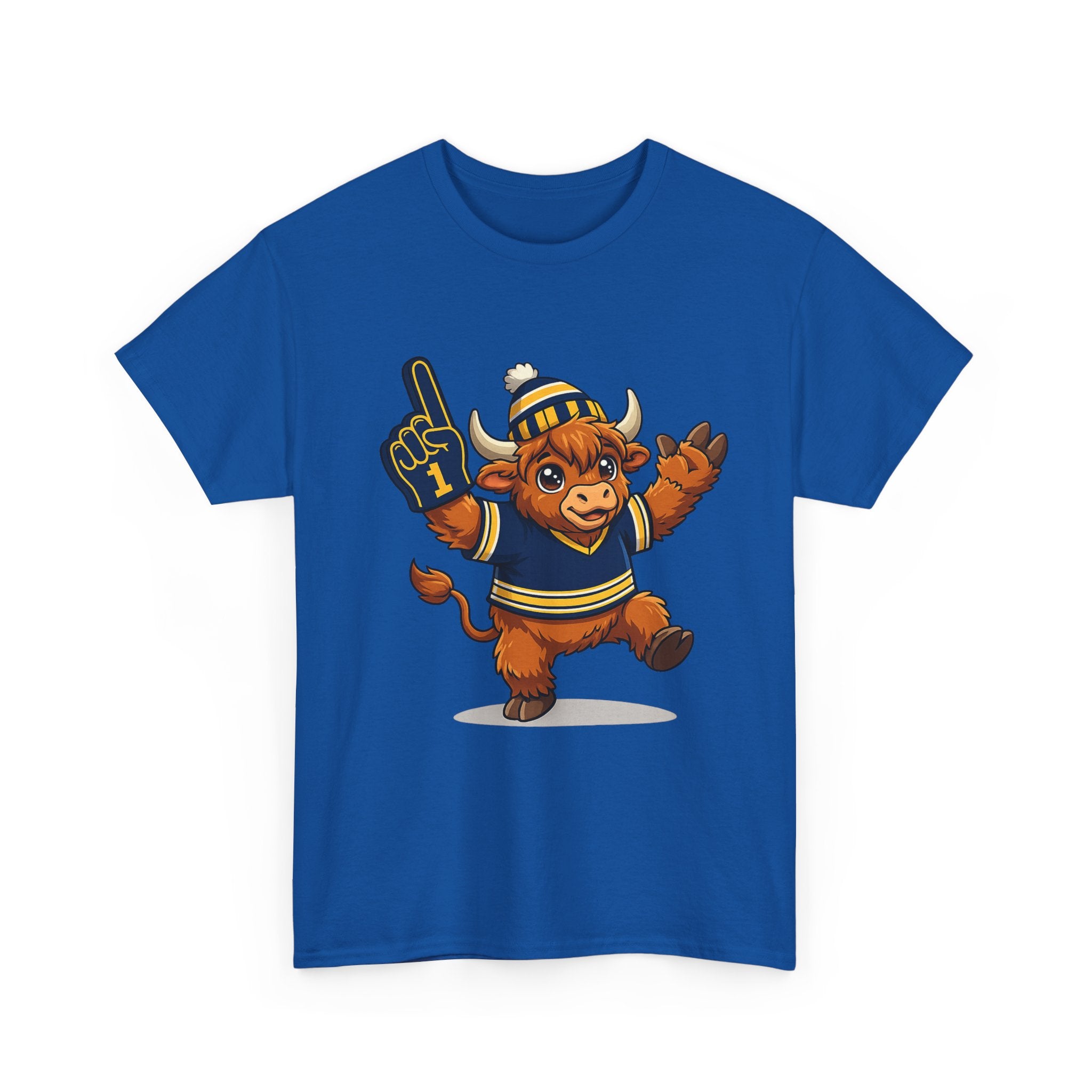 Buffalo Hockey Highland Cow - T-Shirt