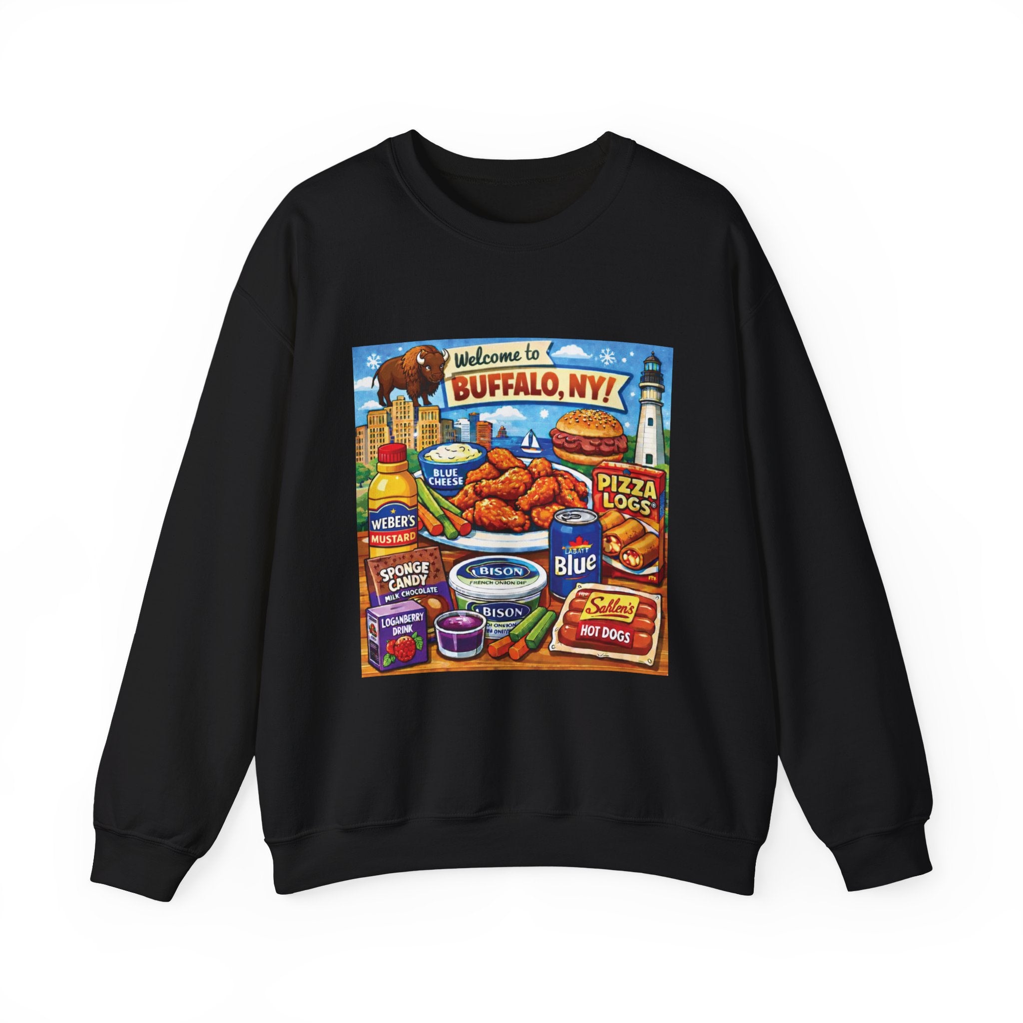 Buffalo Food Icons - Crewneck