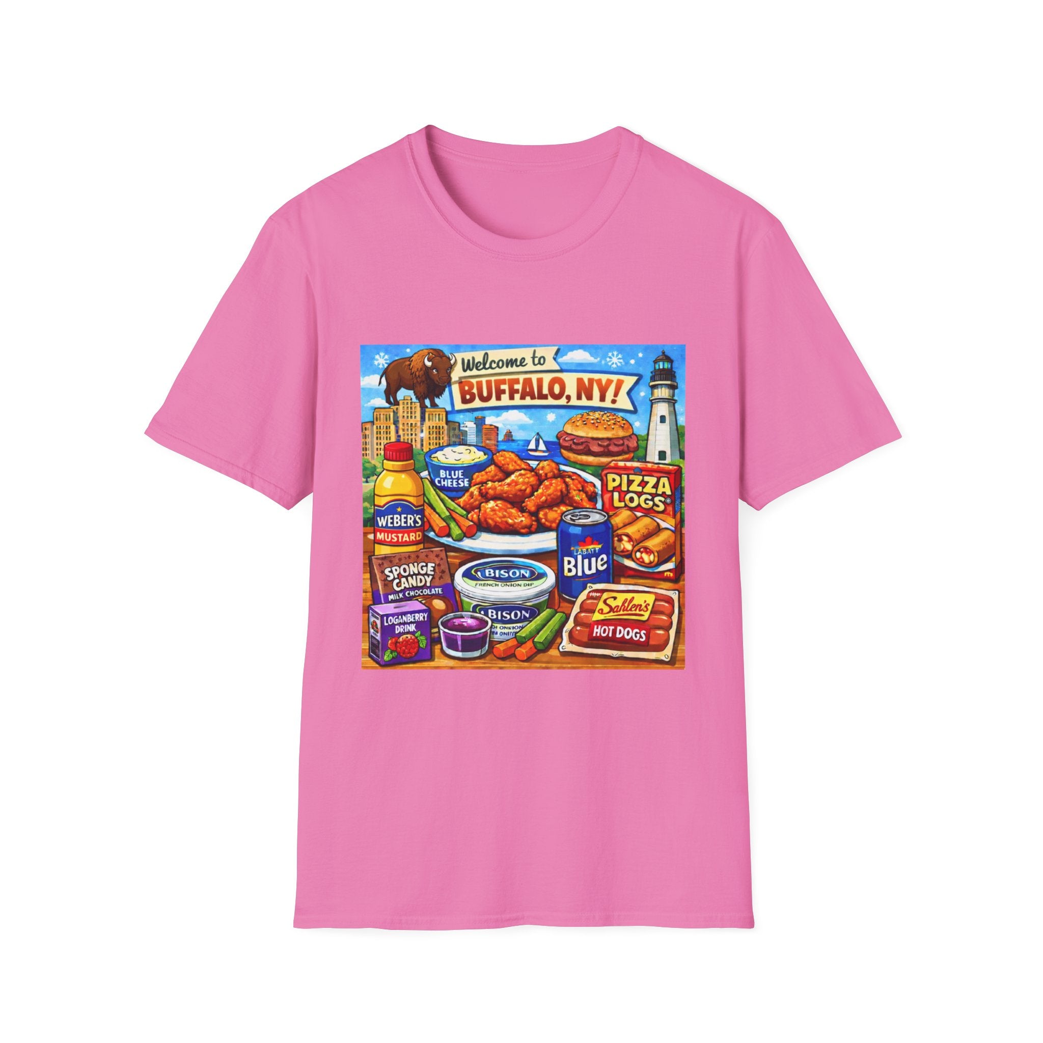 Buffalo Food Icons - T-Shirt