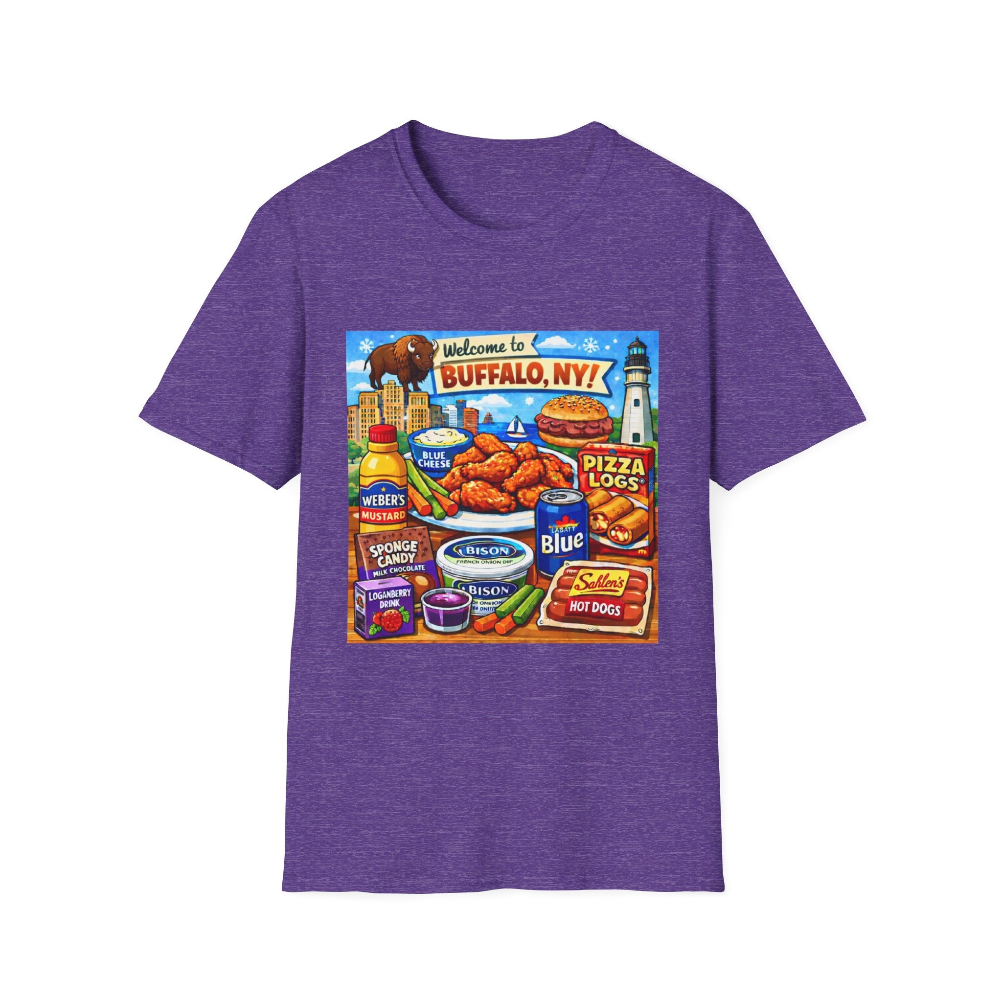Buffalo Food Icons - T-Shirt