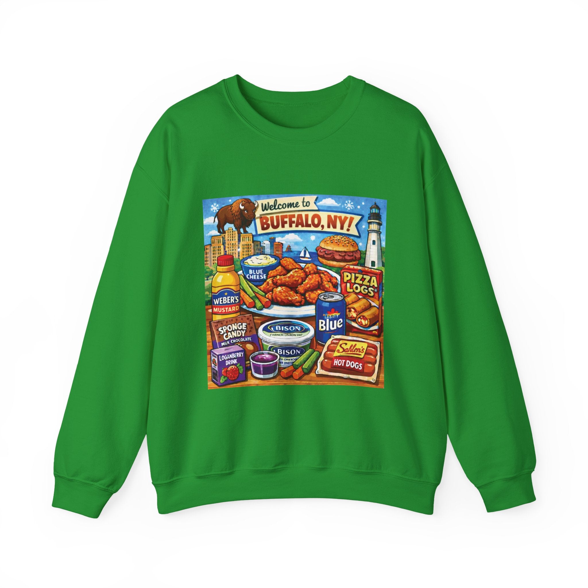 Buffalo Food Icons - Crewneck