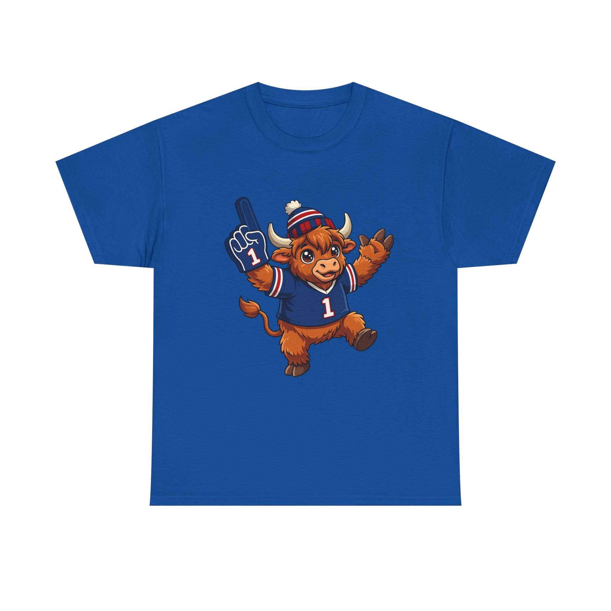 Buffalo Football Highland Cow - T-Shirt